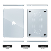 Untuk Air 13.6" 2022 M2/2024 M3 2025 M4/2026 M5 Casing Plastik Kristal Matte