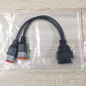 Câble adaptateur OBD2 6+4 broches 2 en 1, 6 broches 4 broches <span class=keywords><strong>pour</strong></span> Harley---Davidson - Product Image 2