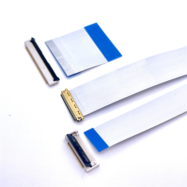 Soulin FFC FPC Flat Flexible Cable 0.5mm Pitch Custom Long IP67 Rated 220V Tinned Copper EMI Shielded Flame Retardant Electronic