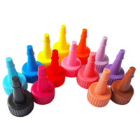 Bouchons Yorker pour flacons d'encre et de peinture avec embout conique, embout long, embout pointu, compte-gouttes, 20 mm, 24 mm, 28 mm, 38 mm, 410, 400, colle en pâte, emballage