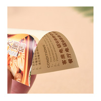 Brochure de bon de petit-déjeuner en libre-service du fabricant, couverture rigide, papier couché, impression offset, cadeau promotionnel personnalisé