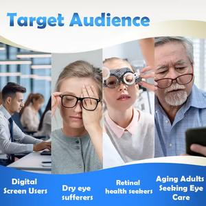 Compléments en gélules molles de lutéine et de zéaxanthine pour la santé oculaire, soutenant la fatigue oculaire et la <span class=keywords><strong>vision</strong></span>, avec myrtille et armoise. - Product Image 5