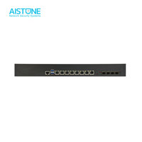 Firewall Jaringan i5 6400 Quad core 8LAN 2.5G 4SFP+ 10G Router 2DDR4 VGA HD 2output Server dengan chassis Rak 1U