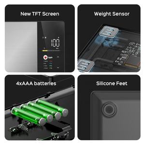 Báscula de Cocina Inteligente Multifuncional de Precisión de 5KG 1g 500g con Calculadora Nutricional, Pantalla TFT y <span class=keywords><strong>Acero</strong></span> Inoxidable, Venta al Por Mayor - Product Image 4