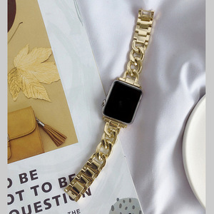 Correa de Acero Inoxidable a la Moda para Reloj Apple 6 5 4 <span class=keywords><strong>SE</strong></span> 42mm <span class=keywords><strong>38mm</strong></span>, Pulsera de Metal para Reloj - Product Image 4