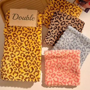 Leopard Print Cleaning <b>Cloth</b> Square Absorbent <b>Kitchen</b> Towel Bathroom Hand Towel Multi Color Animal Print Pattern - Product Image 5