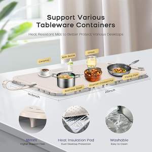 Geling Beste Prijs Beige Voedsel Verwarming Pad Verwarming Mat Fabriek Groothandel Elektrische Verwarming Lade Voor Buffetten - Product Image 3