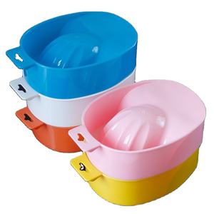 Bol à ongles professionnel en plastique pour salon de beauté - Bassin de trempage écologique et portable pour manucure et soins spa - Product Image 1