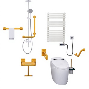 KS Grab Bars Wall Mounted Anti Slip Safety 300kg Load Bearing For <b>Bathroom</b> Toilet Shower <b>Stool</b> Age Friendly Renovation - Product Image 2