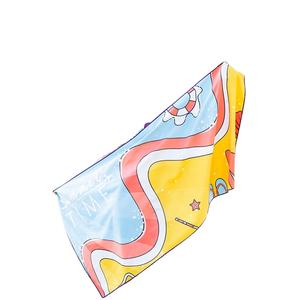 Serviettes de plage en microfibre imprimées réactives de logo personnalisé en gros pour adulte - Product Image 6