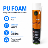 Mousse adhésive polyuréthane A23 500ml 61dB pour isolation phonique et thermique, idéale pour la modification automobile et la conversion de fourgonnettes