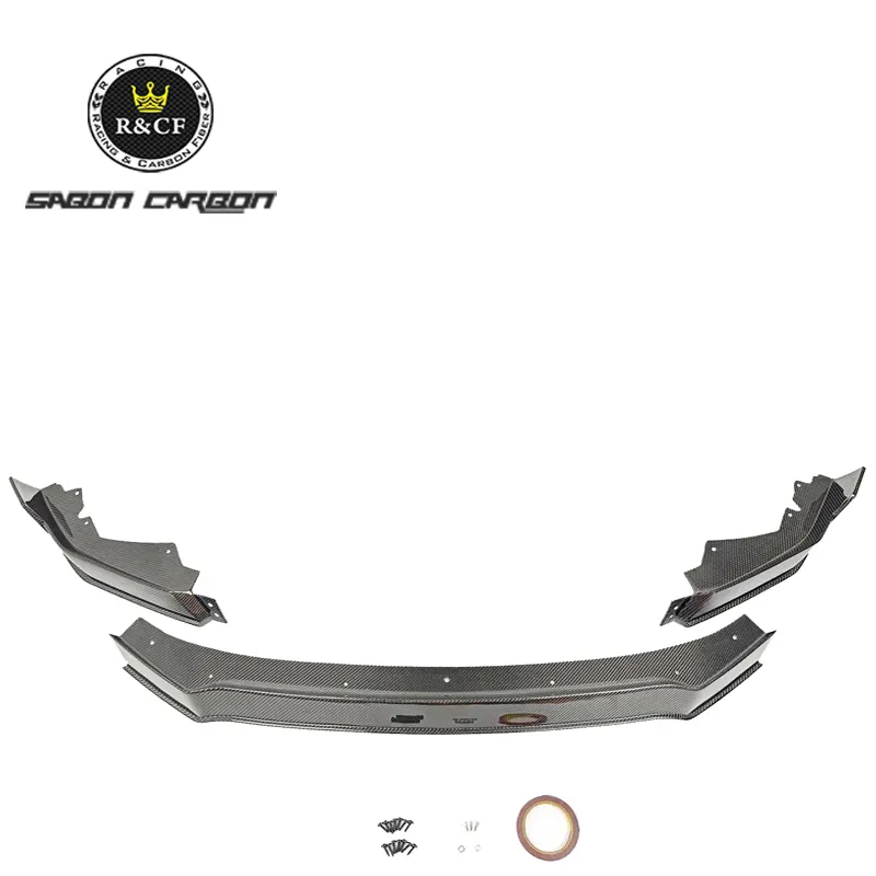 Rj Phong Cách Sợi Carbon Phía Trước Bumper Splitter Lip Spoiler Cho Subaru Brz ZD8 2022