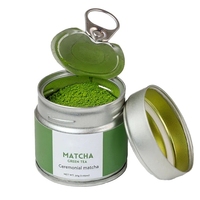 Fabricant de Matcha en Marque Blanche – Poudre de Matcha de Qualité Cérémoniale A-7A Biologique UE & NOP – Haute Qualité – Boîte en Fer Blanc 30g 50g Pur