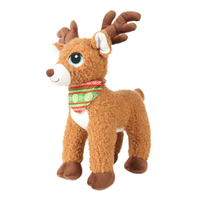 Cadeau de Noël personnalisé en usine jouets en peluche poupée wapiti affichage enfants cadeau de Noël jouets pour enfants