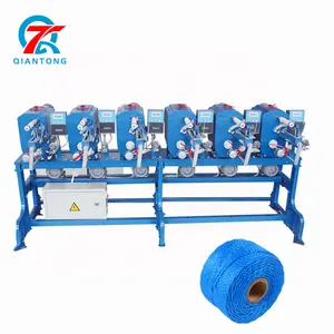 PP Raffia Yarn Baler Twine Multifilament Yarn Spool Winding Machine Twine Twisting Machine