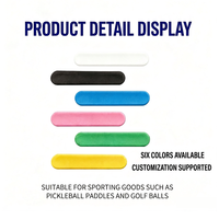 Bande de poids pour raquette de pickleball 3g x 10 pièces, bande de poids en plomb sans bordure pour ajustement de l'équilibre, accessoires d'entraînement pour enfants