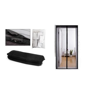 * Presa * zanzariera magnetica nera porta/tenda finestra con Velcro adesivo dimensioni 140x240cm-casa e giardino/articoli - Product Image 5