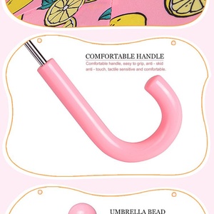 Adult Manual Windproof Travel Umbrella Personalized Custom Logo Wholesale 19inch Cute Pattern - Product Image 6