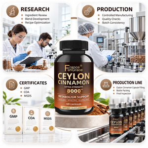 Shecome ceylon อบเชยแคปซูลพลังงานสนับสนุนหัวใจสำหรับผู้ใหญ่60แคปซูลสารสกัดจากพืช - Product Image 4
