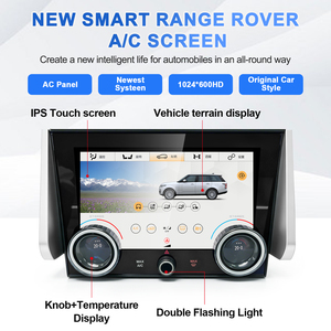 Panel de control de aire acondicionado para coche Navihua de nuevo diseño, pantalla táctil de climatización con efectos dinámicos de viento para Land Rover Sport 2014-2017 - Product Image 5