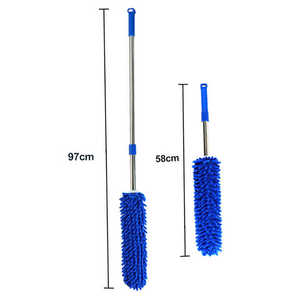 رائج البيع مقبض تلسكوبي المقاوم للصدأ شينيل منفضة ستوكات للاستخدام المنزلي سيارة منفضة لوازم التنظيف - Product Image 4