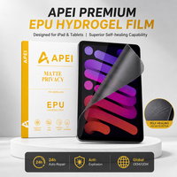 Protection d'écran en film hydrogel OEM d'usine, mat, anti-espion, EPU, autocollant pour iPhone, iPad, Samsung, PC et ordinateur portable