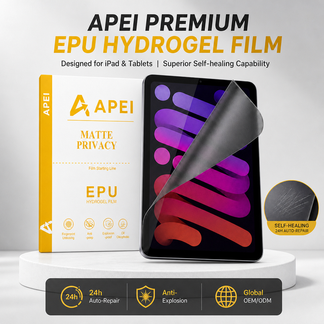 Factory OEM Hydrogel Film Screen Protector MATTE Privacy EPU Phone Covers Sticker for iPhone iPad Samsung PC & Notebook