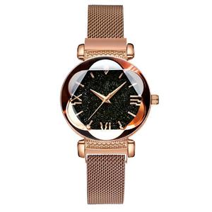 Montre pour femme Starry Sky Roman Face avec aimant Milan & strass Mouvement <span class=keywords><strong>Seiko</strong></span> Bijou cadeau Bracelet en boîte - Product Image 6