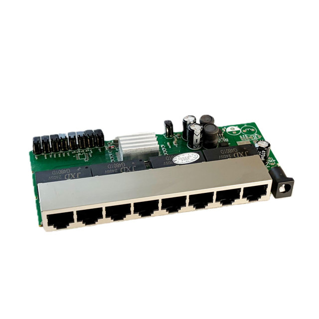 8 Port Gigabit Switch Board PCBA Fast Network Switches Module Factory OEM Ethernet Switch Shenzhen Made in China