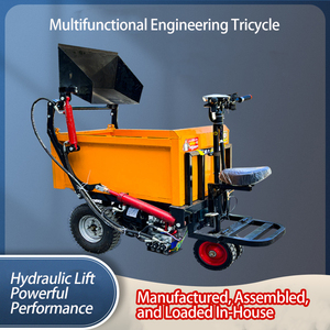 Hand <b>Trolley</b> for Construction Sites Transporting Sand Bricks Agricultural Orchard Livestock Farming Dump Truck - Product Image 2