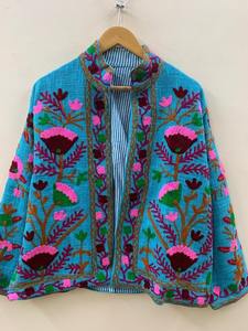 TNT Veste brodée Suzani faite à la main Veste brodée Suzani Veste TNT Manteau Suzani Manteau Vêtements d'extérieur - Product Image 4