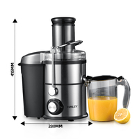 HALEY 5-in-1 sapcentrifuge set roestvrij staal brede invoeropening blender molen filter multifunctionele keuken OEM direct leverbaar