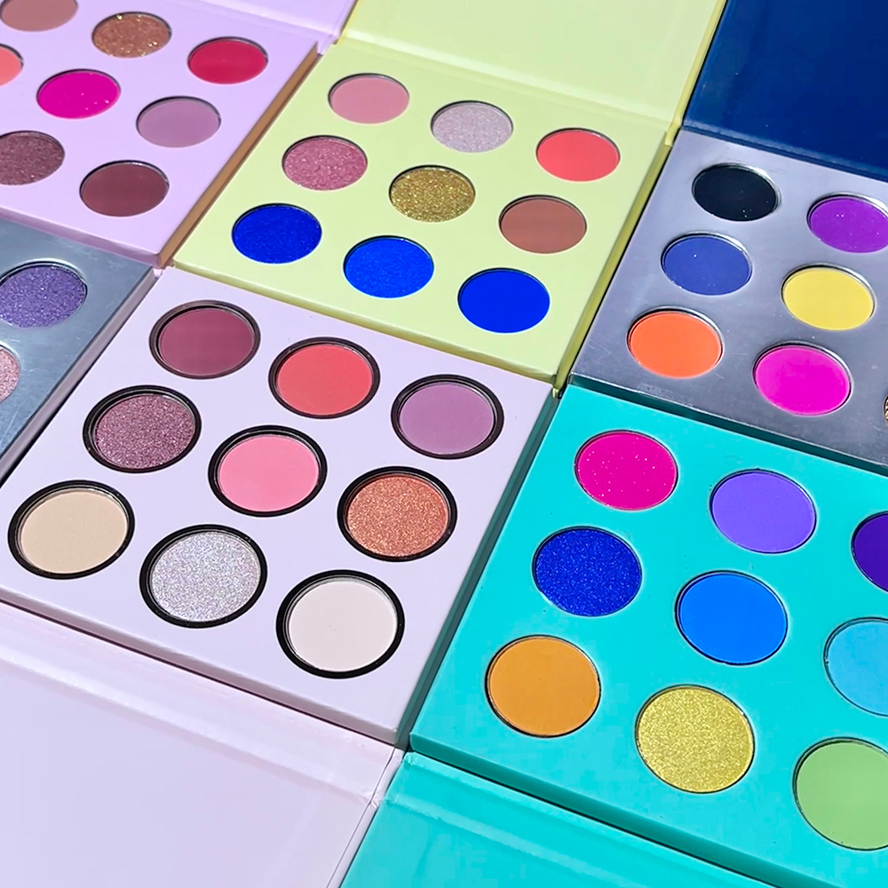 Новейшая Пустая Картонная палитра теней для век от собственного бренда