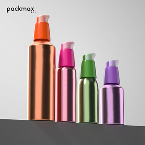 15-672ml Glossy Aluminum <b>Bottle</b> Can Set for Cream Body Lotion - Essential Oil Dropper <b>Pump</b> <b>Bottle</b> Refillable No <b>Pump</b> - Product Image 3