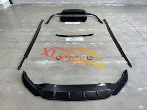Xlstyling xe Facelift trước Bumper Splitter Lip cho <span class=keywords><strong>Passat</strong></span> B8 R-line BodyKit phía sau khuếch tán - Product Image 2
