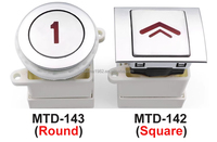Bouton poussoir d'ascenseur MTD-143 modèle, bouton d'ascenseur MTD143 pour ascenseur LG SIGMA