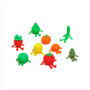 Decorazioni per Torte a Forma di Personaggi di Cartoni Animati, Frutta e Verdura, Piccole Figure Umane 3D Giocattolo, Vendita all'Ingrosso - Product Image 4