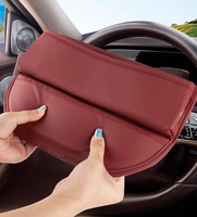 Offre Spéciale PU cuir siège de voiture Gap organisateur Console crevasse remplissage côté boîte de rangement intérieur voiture poche de rangement