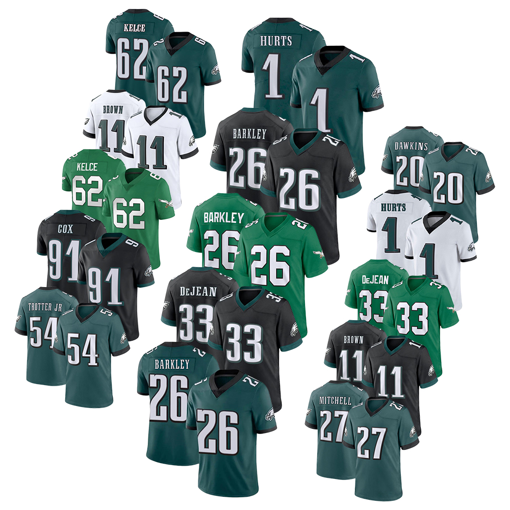 Saquon Barkley Jersey Men's Breathable Football Shirt
