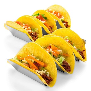 Pemegang Taco Baja Tahan Karat Baki Berdiri Pemegang Taco Meksiko - Product Image 1
