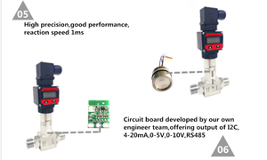 จอแสดงผลการวัดอัจฉริยะและเซ็นเซอร์วัดความแตกต่างของแรงดันอากาศ - Product Image 5
