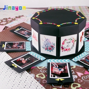 Jinayon neuf-forme personnalisé Surprise bricolage Album Photo romantique Explosion boîte pour anniversaire/noël/saint valentin - Product Image 5