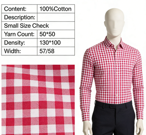 <span class=keywords><strong>Tissu</strong></span> en coton peigné 100% personnalisé, à carreaux gingham tissés plus larges, <span class=keywords><strong>rouge</strong></span>, pour chemises homme, fille et enfant - Vente en gros - Product Image 5