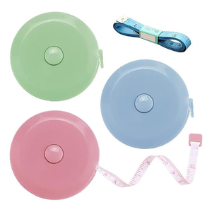 Cinta Métrica Retráctil Portátil de Cuero PU con Logotipo Personalizado al por Mayor, 150 cm, 60 Pulgadas, para Medir Cuerpo, Costura y Manualidades - Product Image 5