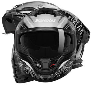 <span class=keywords><strong>Casque</strong></span> de <span class=keywords><strong>moto</strong></span> Open <span class=keywords><strong>Predator</strong></span> Full Face Off-Road Commuter Travel pour hommes et femmes - Product Image 4