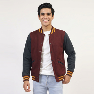 High Quality Custom Printed <b>Men's</b> <b>Long</b> Sleeve Baseball <b>Jacket</b> Satin Fabric Varsity CollegeBaseballjacket for <b>men</b> - Product Image 1