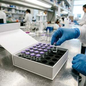 Professional 25-Vial Bulk Rigid Magnetic Packaging Box for Large-Scale Factory Storage and Peptide Distribution - Product Image 4