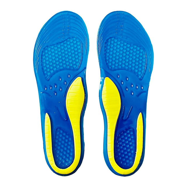 Gel Silicone Sports Insoles Arch Support Shock Absorbing Breathable Full Length Running WalkingHiking Shoe Inserts
