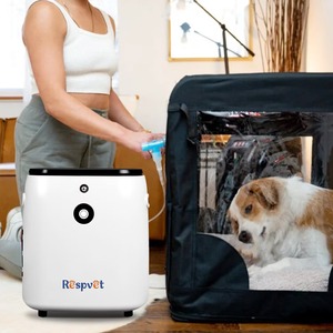Concentrateur d'oxygène vétérinaire portable 1 à 7 L à débit continu pour masque pour animaux de compagnie et cage à oxygène pour petits animaux - Product Image 4