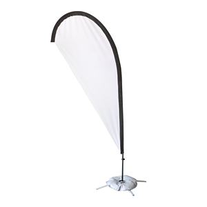 Tiang Bendera Pantai Luar Ruangan Gantung Iklan, Pisau Spanduk Tetes Air Mata untuk Kegiatan Promosi - Product Image 3